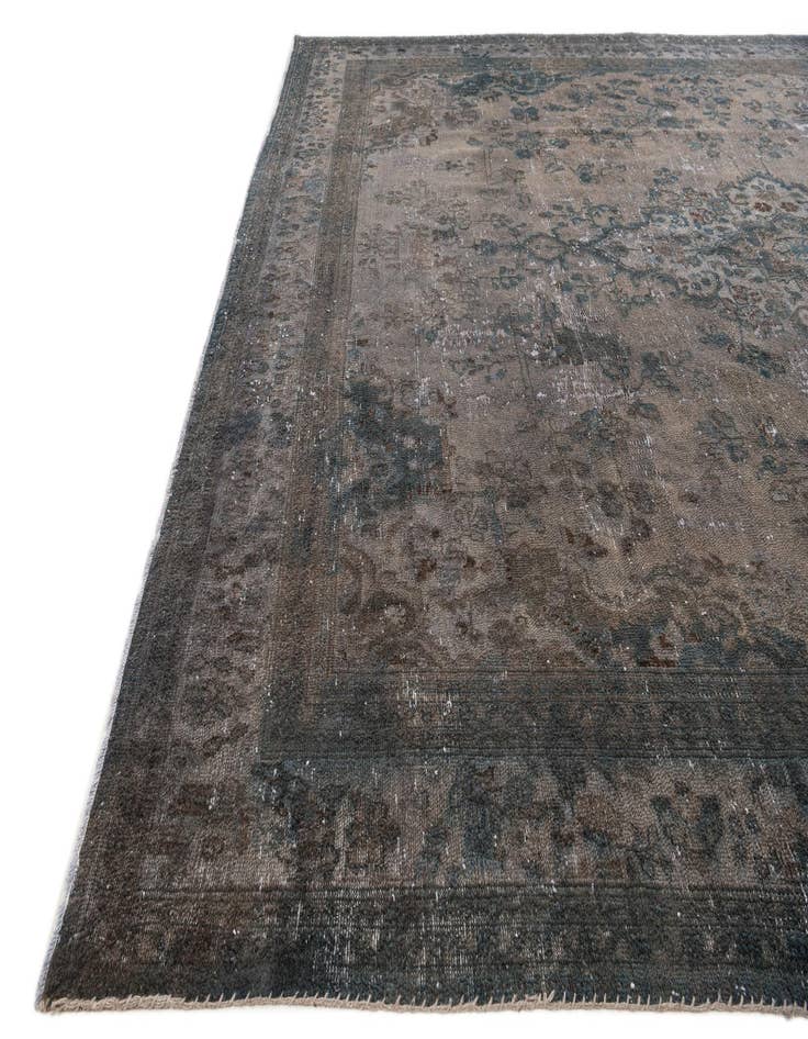 Detail image of 10' 4 x 13' 7  Hand Knotted Ultra Vintage Persian Wool Rug