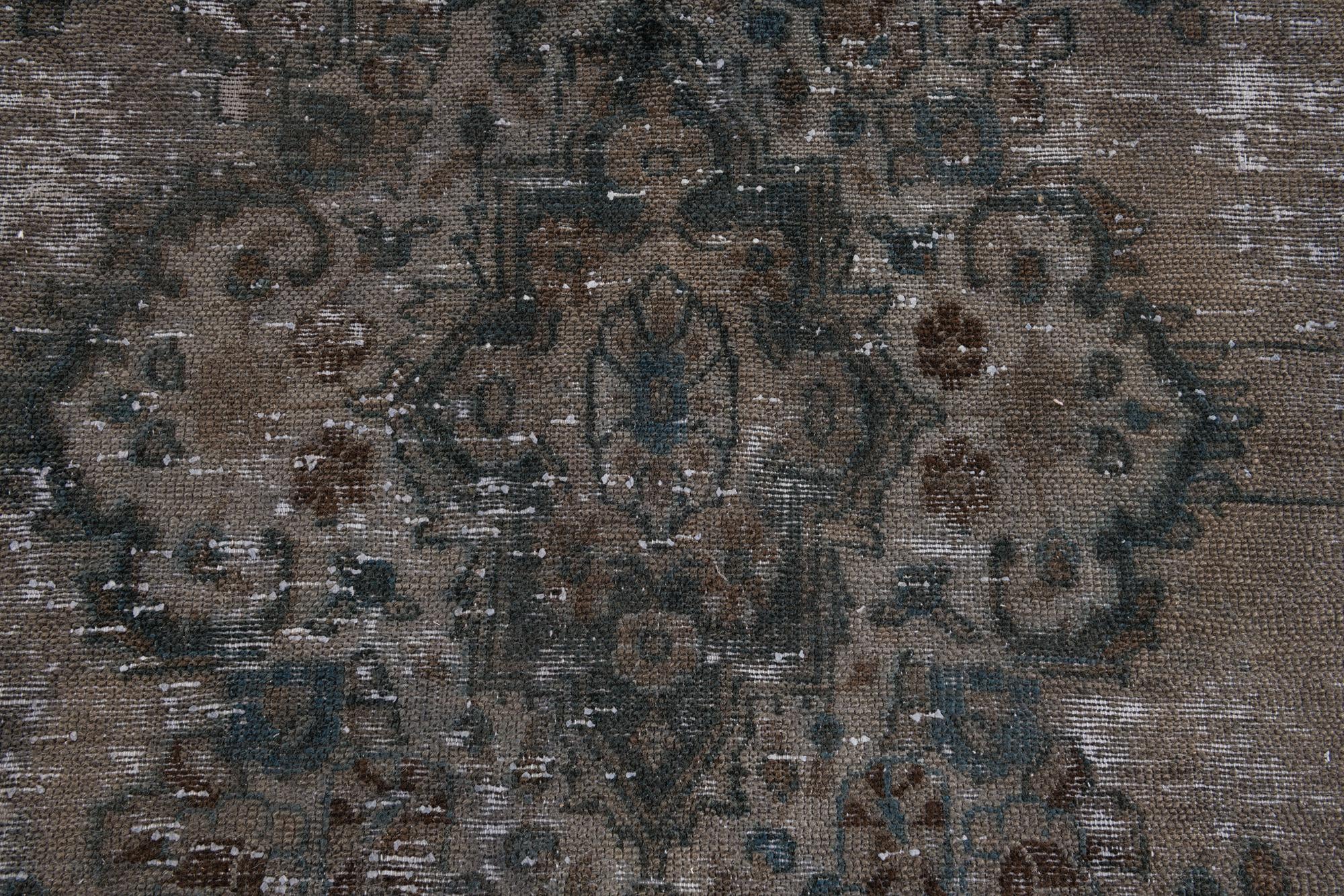 315cm x 415cm Hand Knotted Ultra Vintage Persian Wool Rug