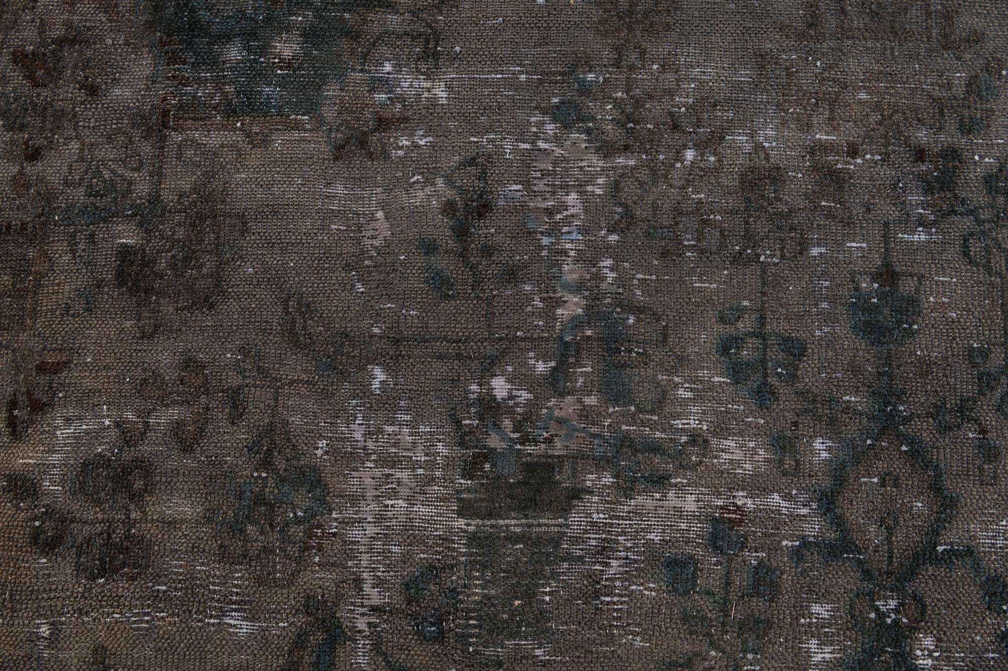 315cm x 415cm Hand Knotted Ultra Vintage Persian Wool Rug