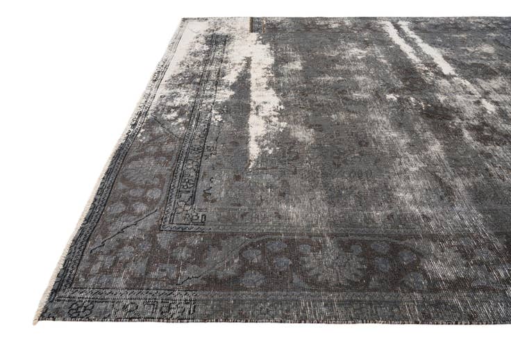Detail image of 6' 8 x 9' 8 Hand Knotted Ultra Vintage Persian Wool Rug