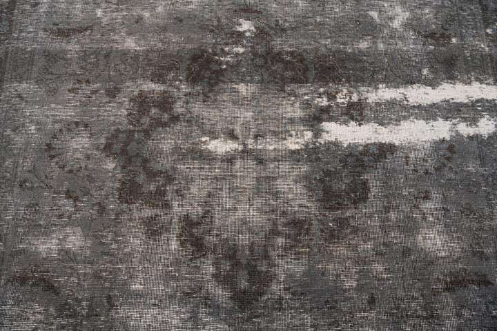 6' 8 x 9' 8 Hand Knotted Ultra Vintage Persian Wool Rug