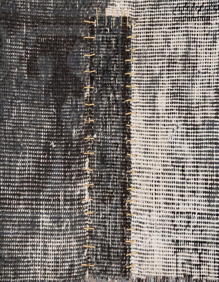 Detail image of 6' 8 x 9' 8  Hand Knotted Ultra Vintage Persian Wool Rug