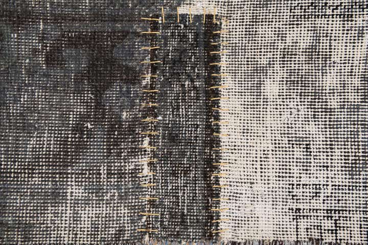 6' 8 x 9' 8 Hand Knotted Ultra Vintage Persian Wool Rug