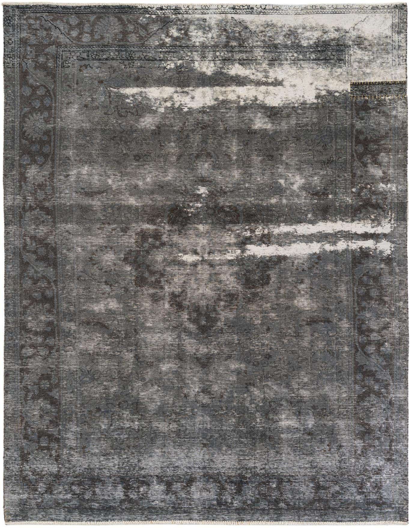 Primary image 6' 8 x 9' 8  Hand Knotted Ultra Vintage Persian Wool Rug