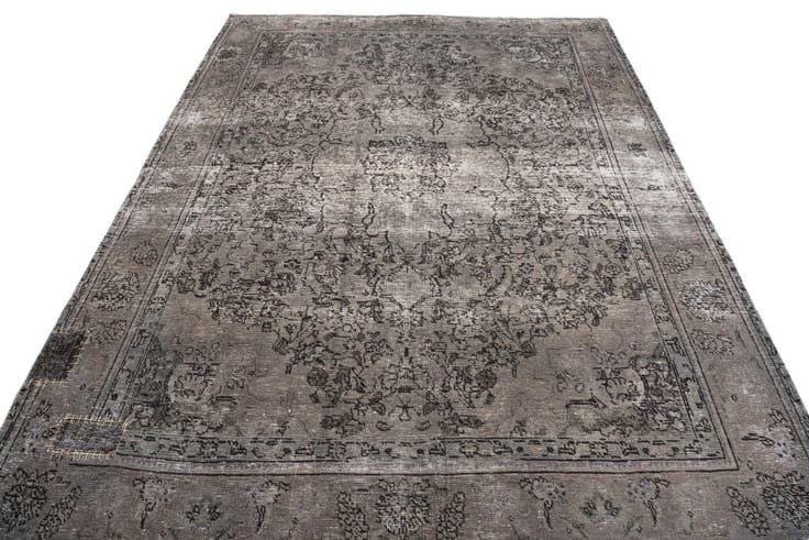 Detail image of 6' 5 x 8' 3 Hand Knotted Ultra Vintage Persian Wool Rug