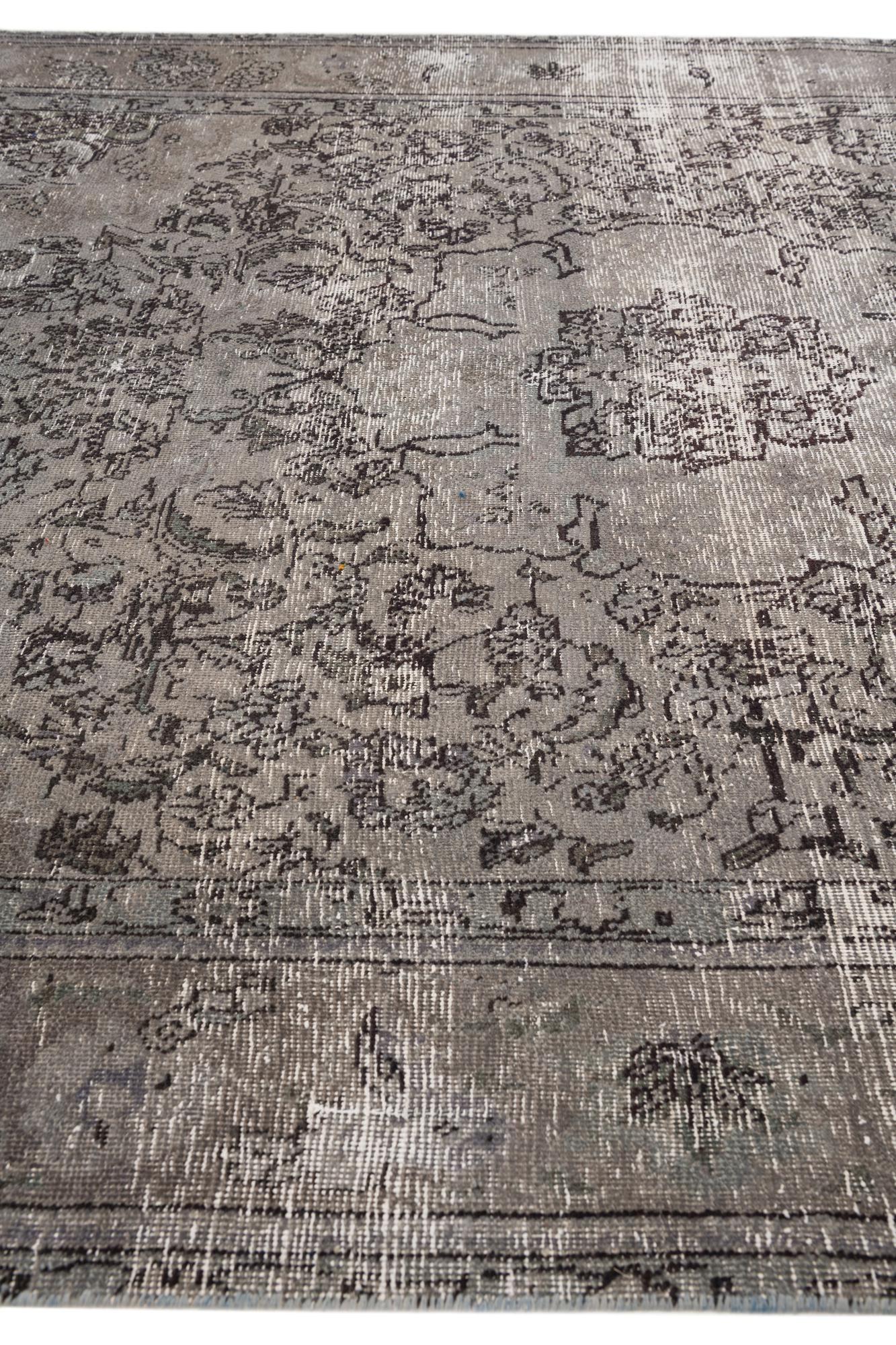 6' 5 x 8' 3 Hand Knotted Ultra Vintage Persian Wool Rug