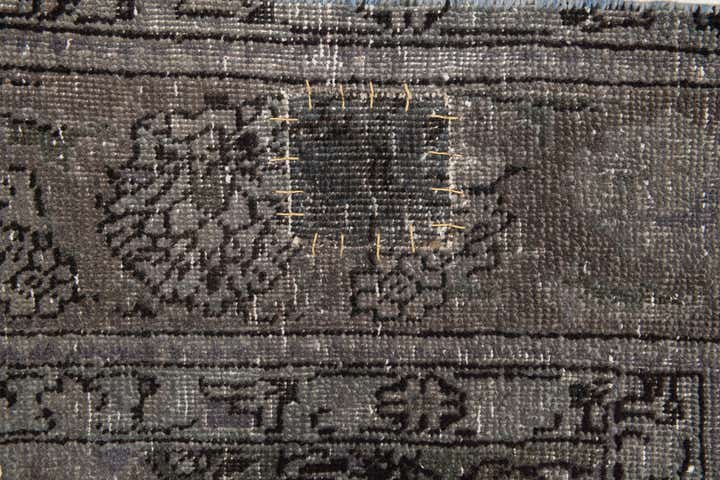 6' 5 x 8' 3 Hand Knotted Ultra Vintage Persian Wool Rug