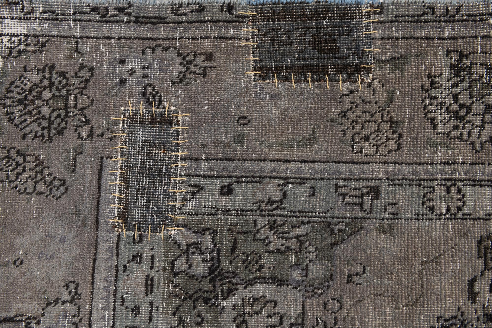 6' 5 x 8' 3 Hand Knotted Ultra Vintage Persian Wool Rug