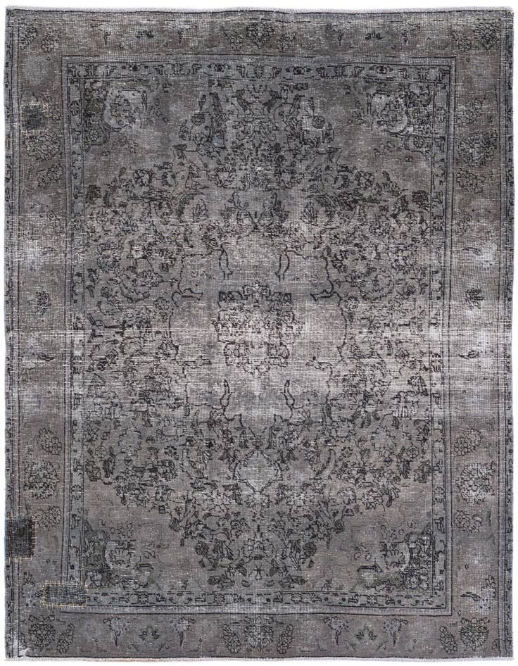 Detail image of 6' 5 x 8' 3 Hand Knotted Ultra Vintage Persian Wool Rug