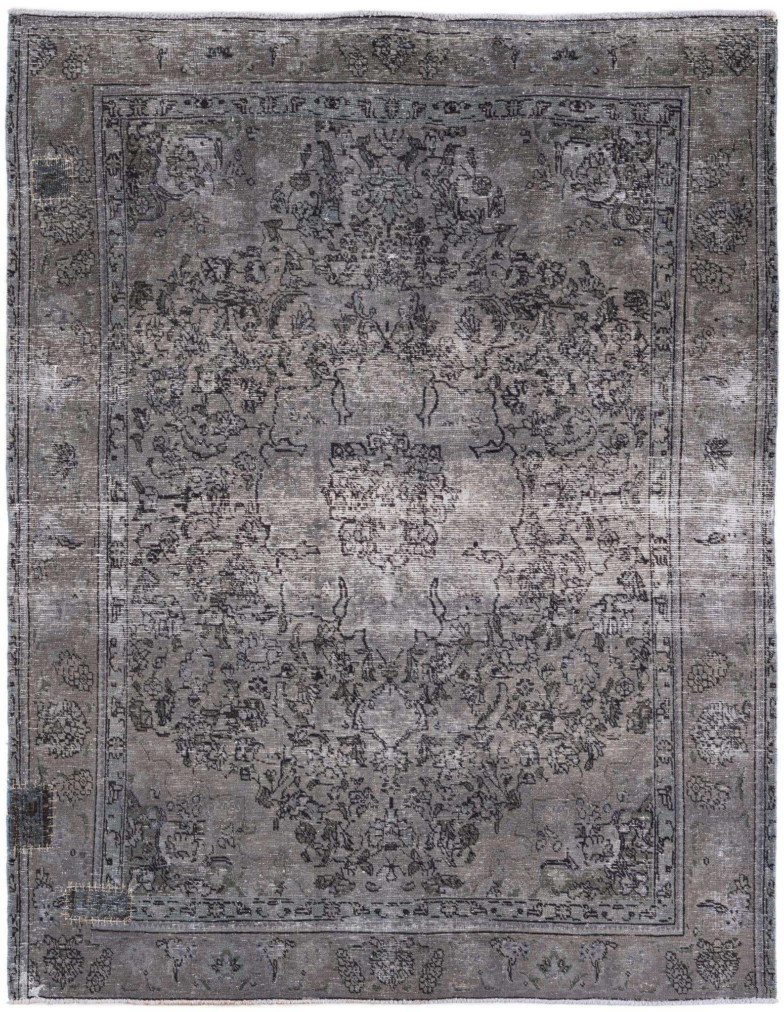 6' 5 x 8' 3 Hand Knotted Ultra Vintage Persian Wool Rug