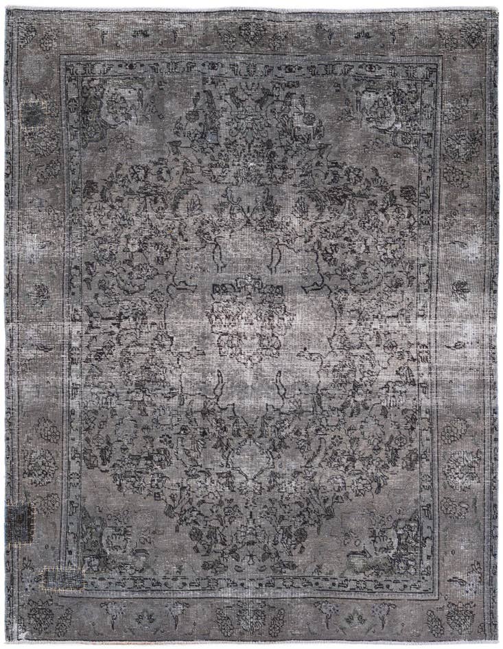 Detail image of 6' 5 x 8' 3 Hand Knotted Ultra Vintage Persian Wool Rug