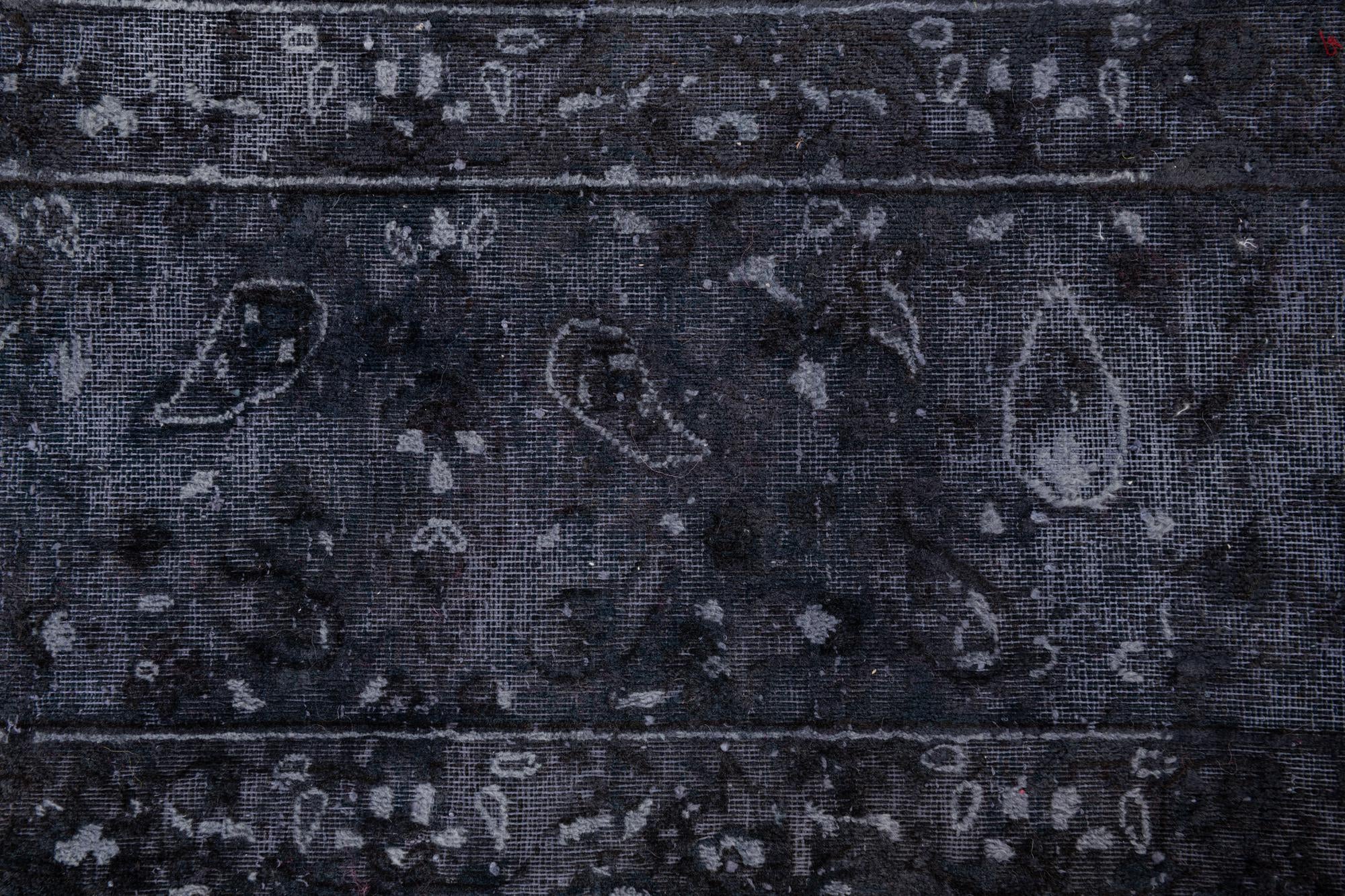 9' 4 x 10' 10 Hand Knotted Ultra Vintage Persian Wool Rug