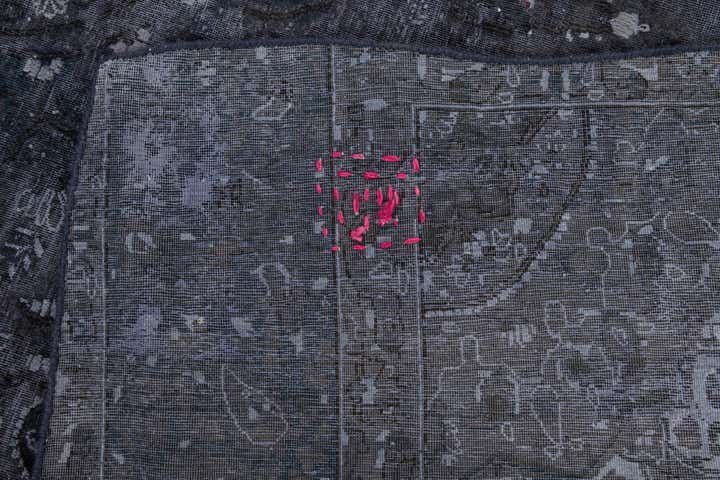 9' 4 x 10' 10 Hand Knotted Ultra Vintage Persian Wool Rug