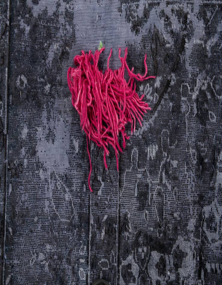 Detail image of 9' 4 x 10' 10  Hand Knotted Ultra Vintage Persian Wool Rug