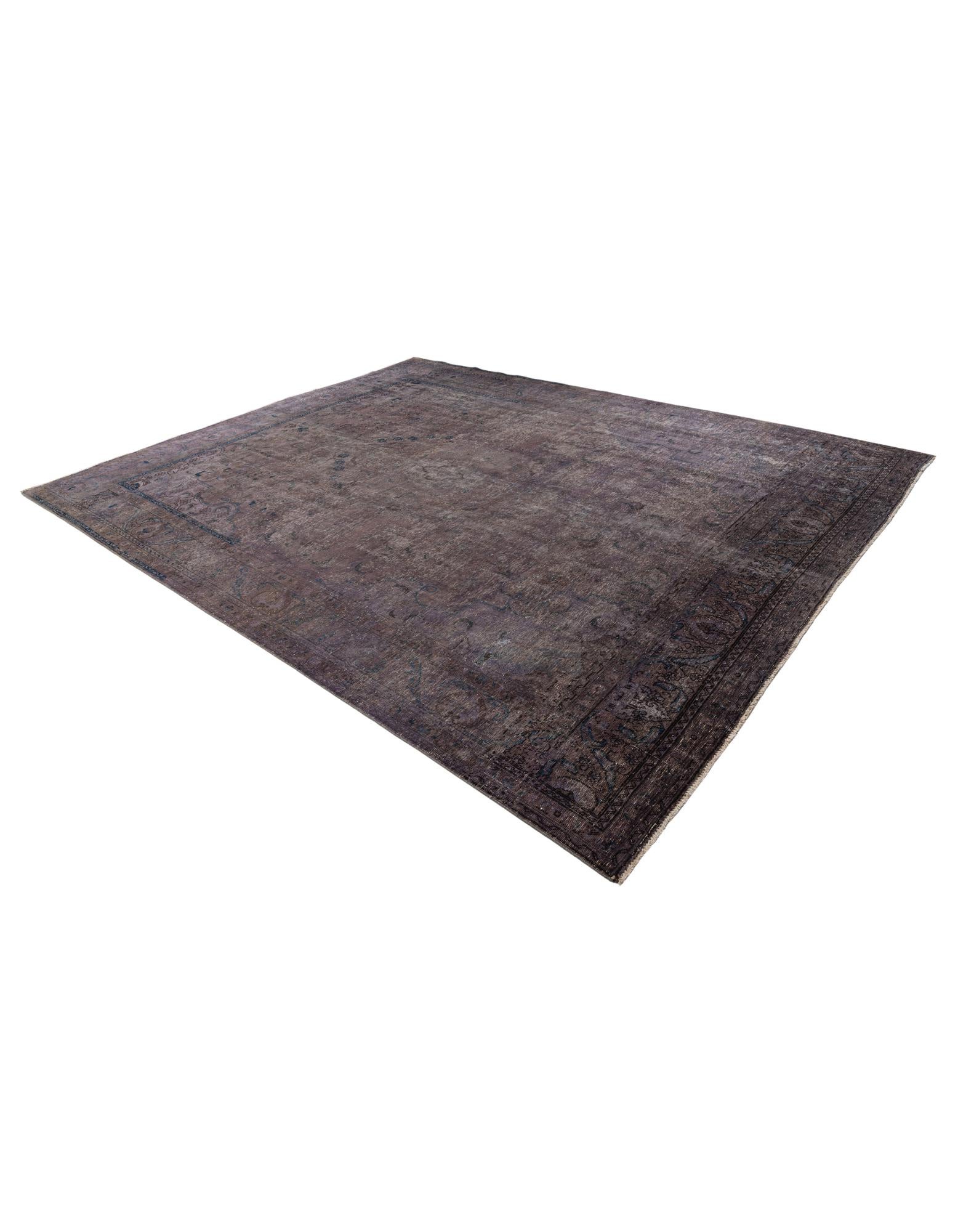 10' x 12' 9 Hand Knotted Ultra Vintage Persian Wool Rug
