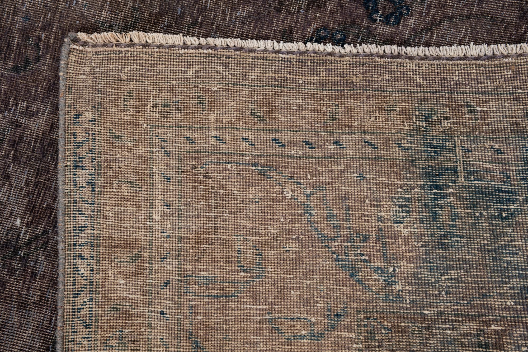 10' x 12' 9 Hand Knotted Ultra Vintage Persian Wool Rug