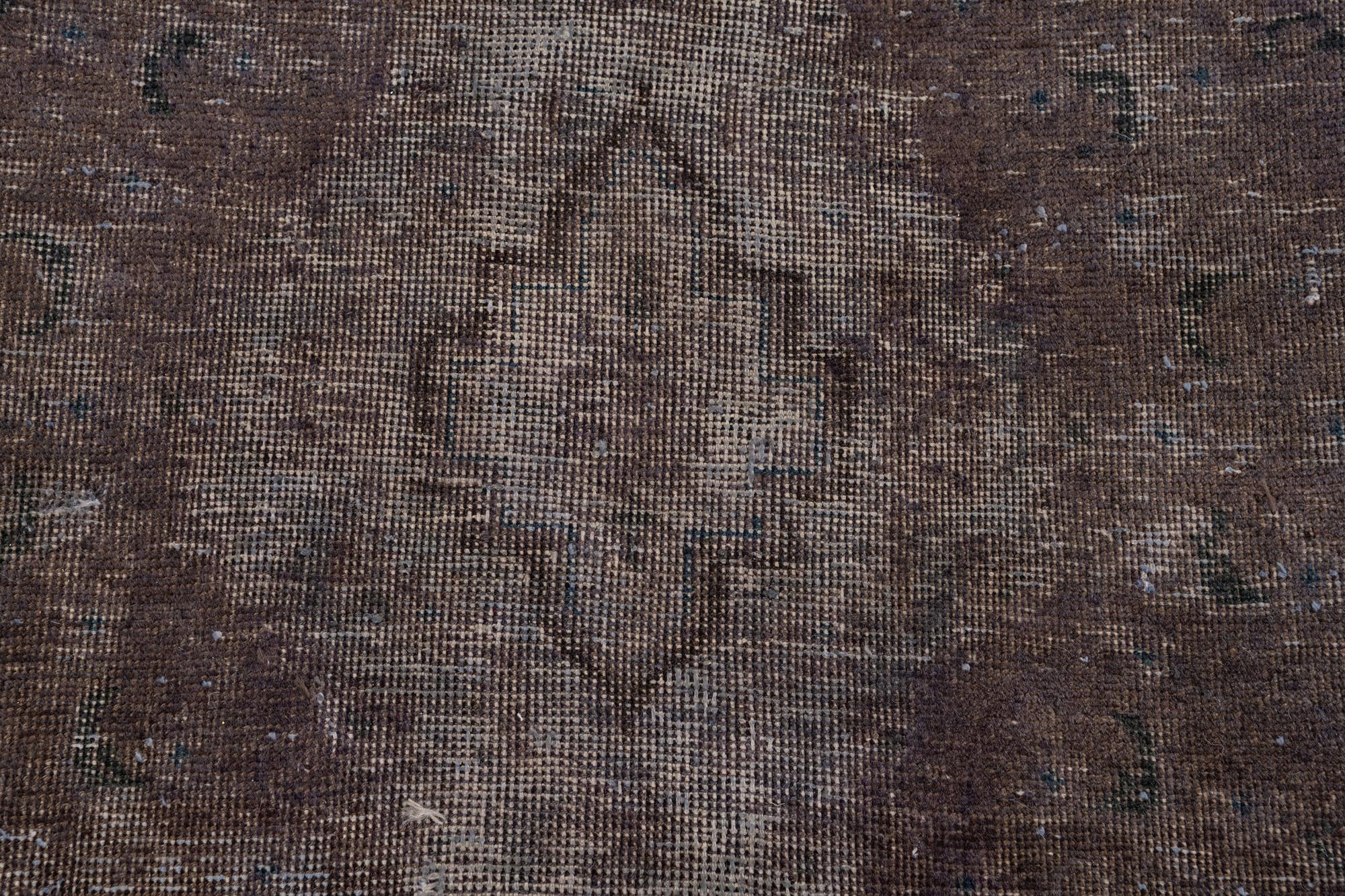 10' x 12' 9 Hand Knotted Ultra Vintage Persian Wool Rug