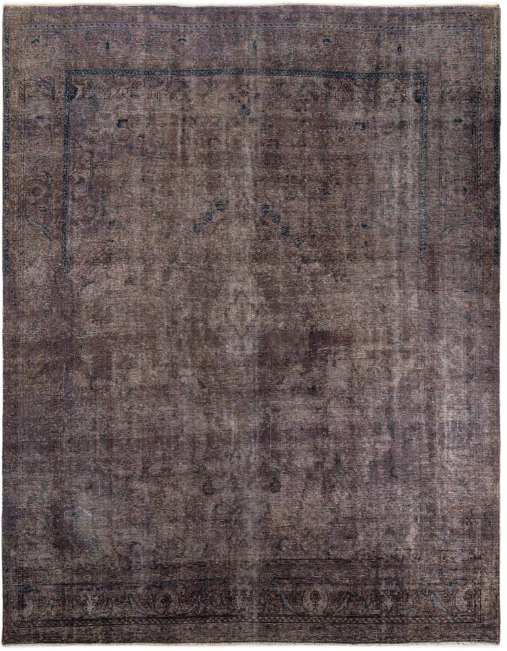 Detail image of 10' x 12' 9 Hand Knotted Ultra Vintage Persian Wool Rug