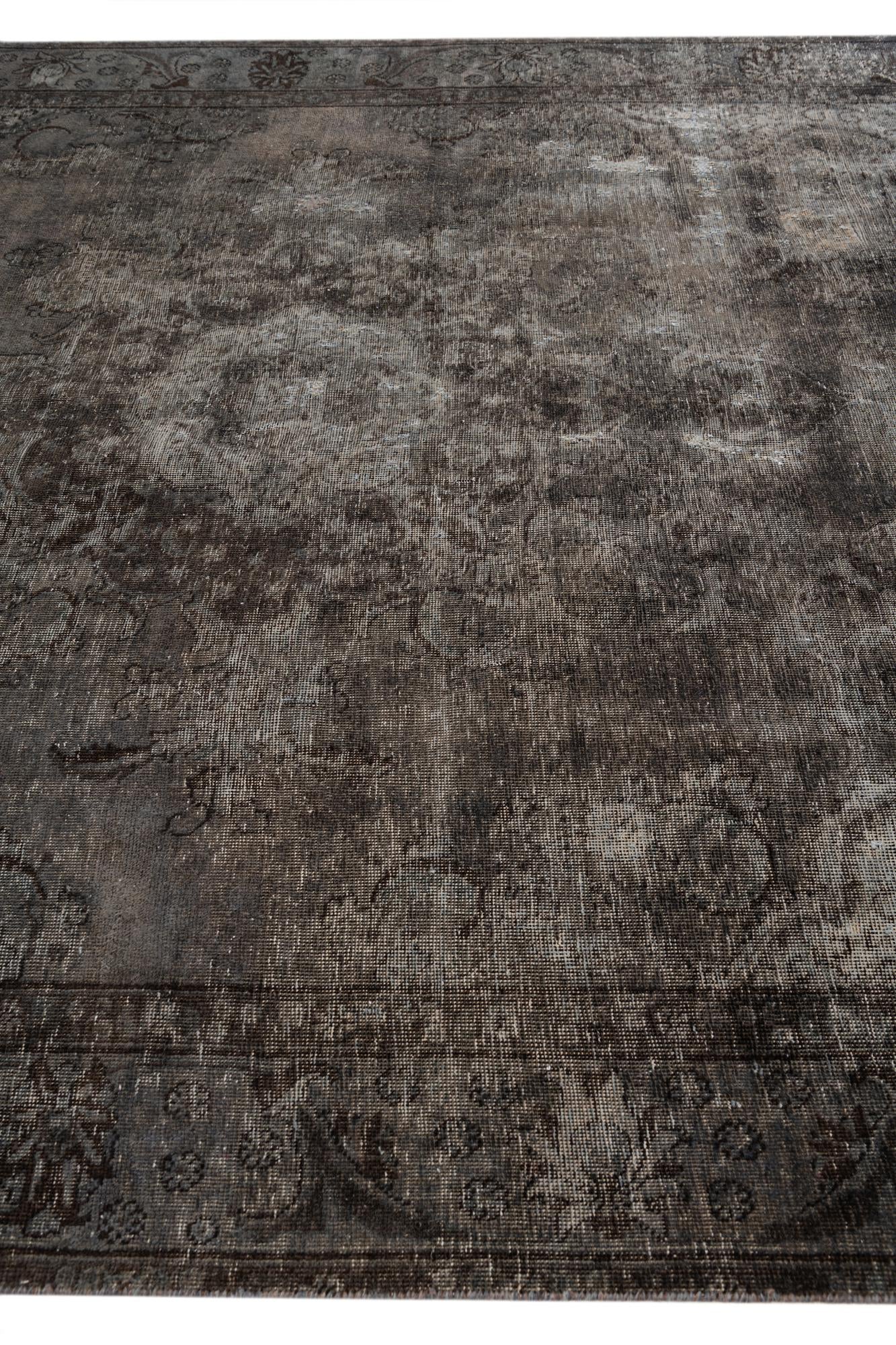 7' 10 x 10' 5 Hand Knotted Ultra Vintage Persian Wool Rug