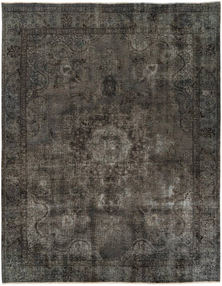 Detail image of 7' 10 x 10' 5 Hand Knotted Ultra Vintage Persian Wool Rug