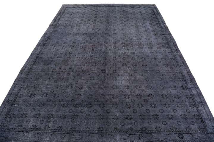 6' 7 x 9' 5 Hand Knotted Ultra Vintage Persian Wool Rug