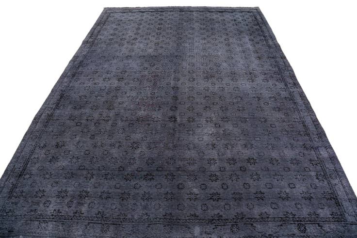 Detail image of 6' 7 x 9' 5 Hand Knotted Ultra Vintage Persian Wool Rug