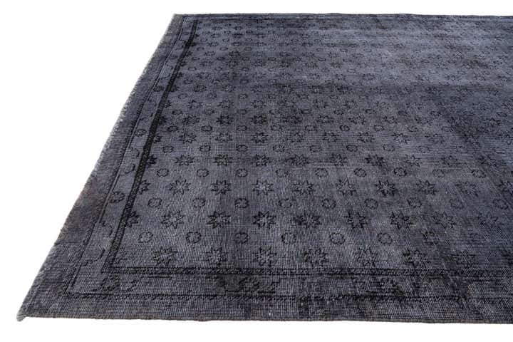 6' 7 x 9' 5 Hand Knotted Ultra Vintage Persian Wool Rug
