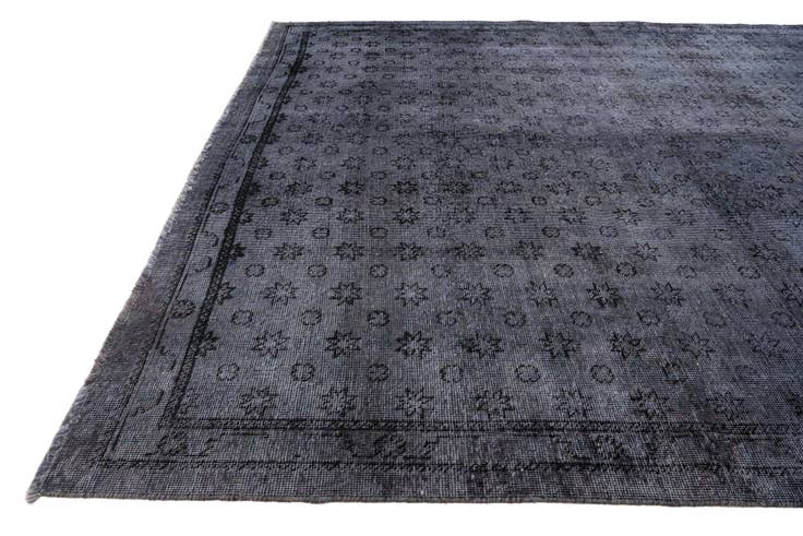Detail image of 6' 7 x 9' 5 Hand Knotted Ultra Vintage Persian Wool Rug