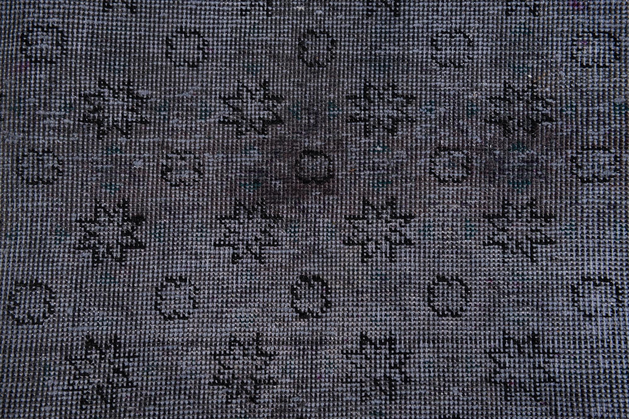 6' 7 x 9' 5 Hand Knotted Ultra Vintage Persian Wool Rug