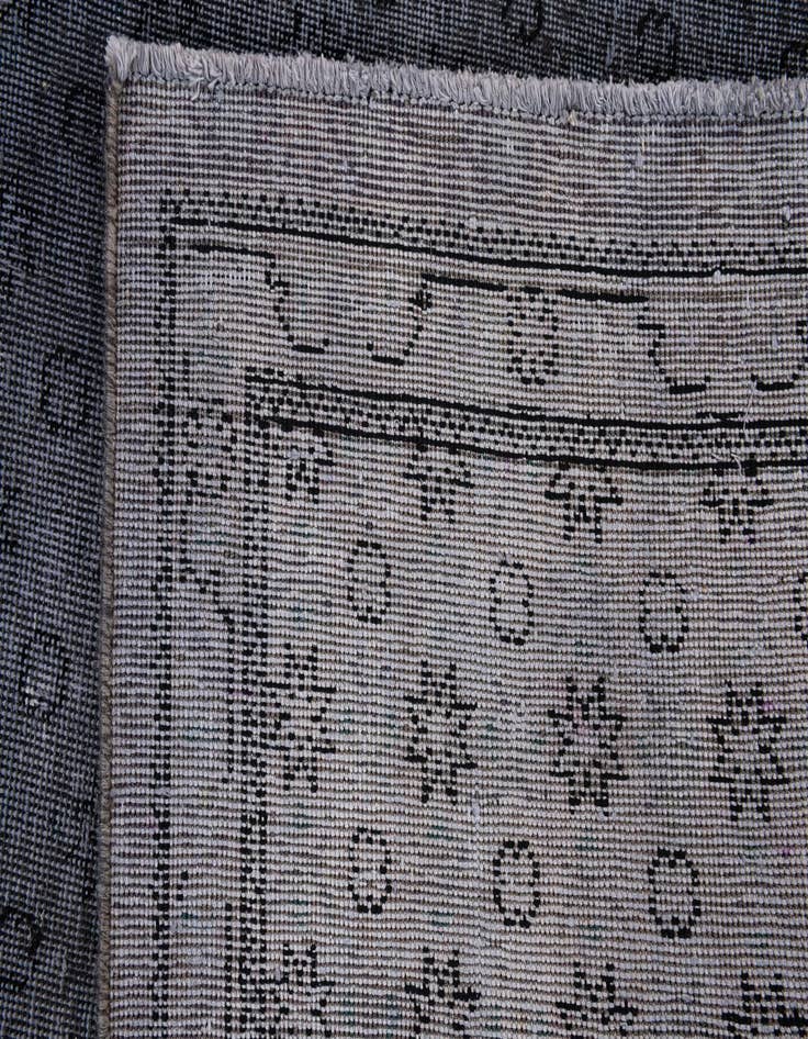 Detail image of 6' 7 x 9' 5  Hand Knotted Ultra Vintage Persian Wool Rug