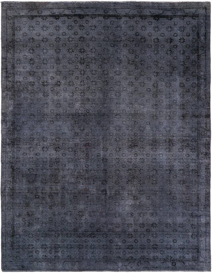 Detail image of 6' 7 x 9' 5 Hand Knotted Ultra Vintage Persian Wool Rug