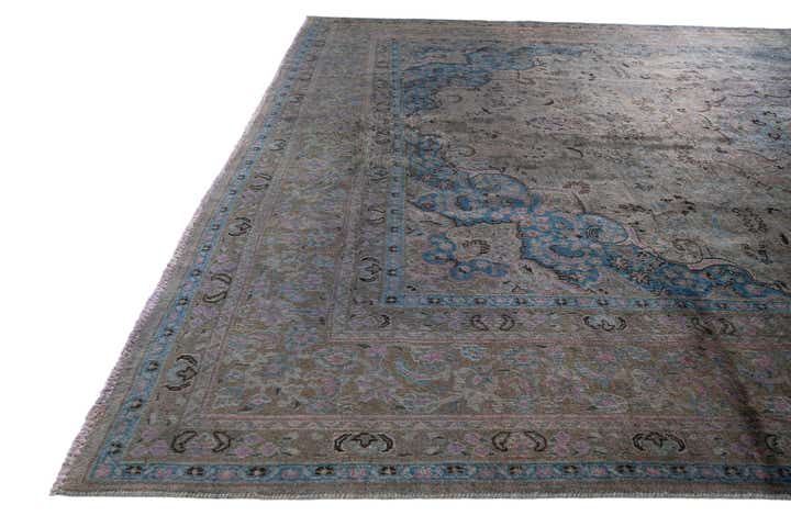9' 6 x 12' 8 Hand Knotted Ultra Vintage Persian Wool Rug