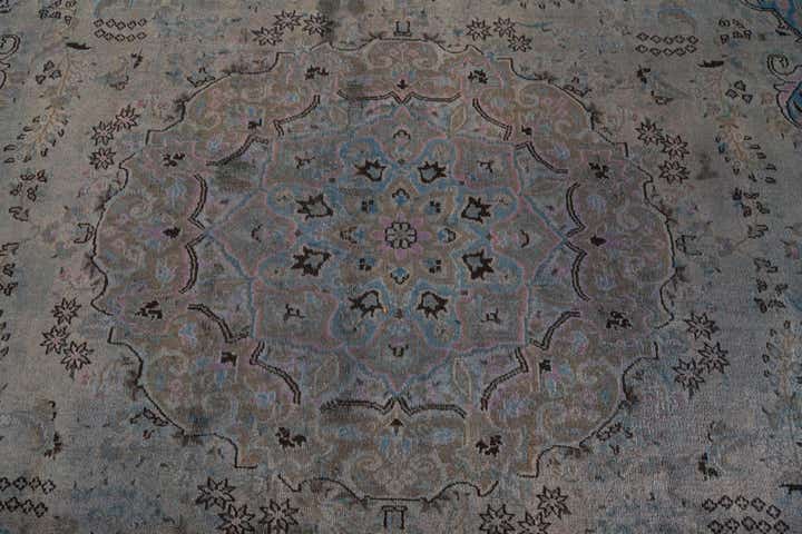 9' 6 x 12' 8 Hand Knotted Ultra Vintage Persian Wool Rug