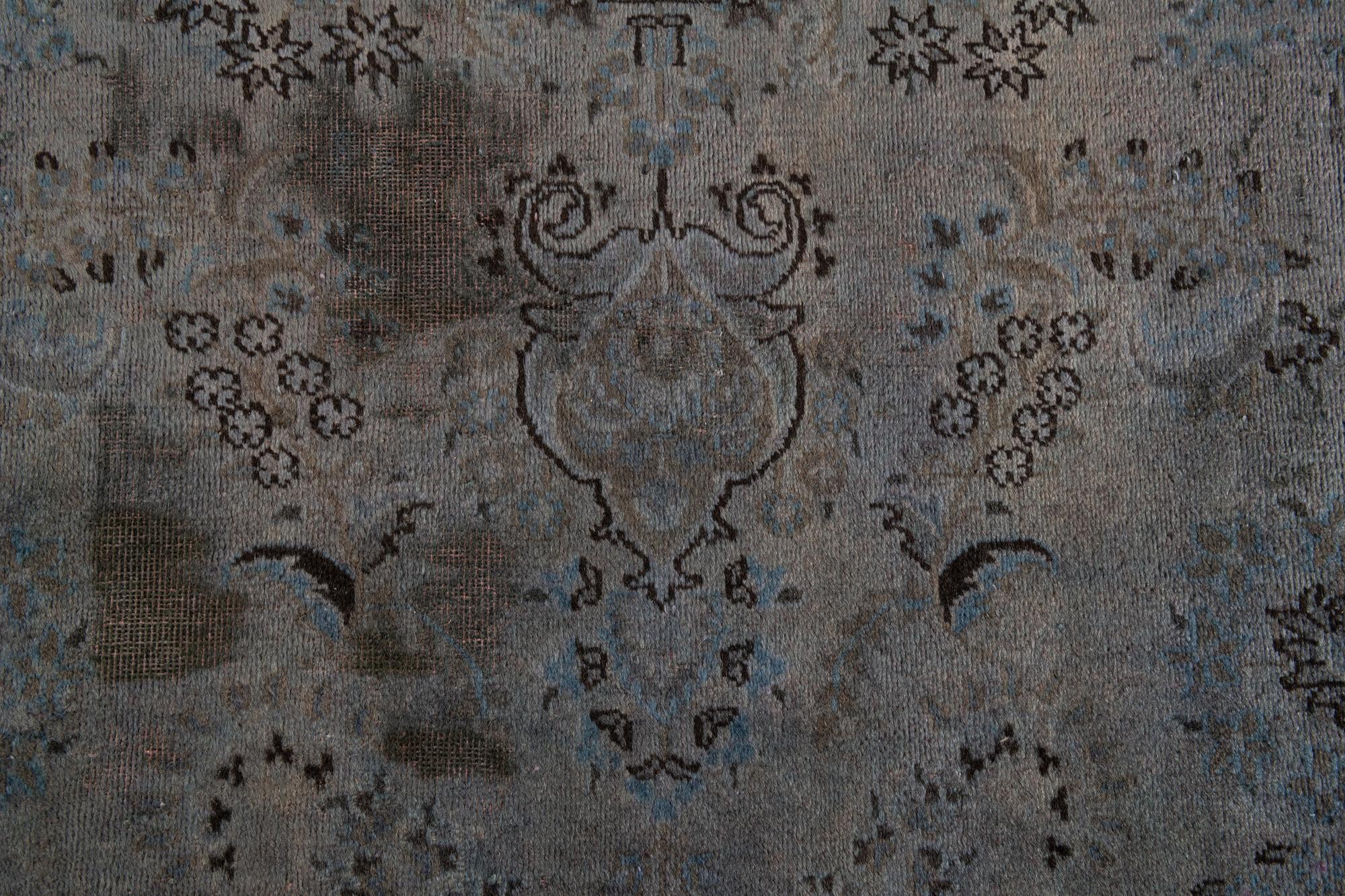 9' 6 x 12' 8 Hand Knotted Ultra Vintage Persian Wool Rug