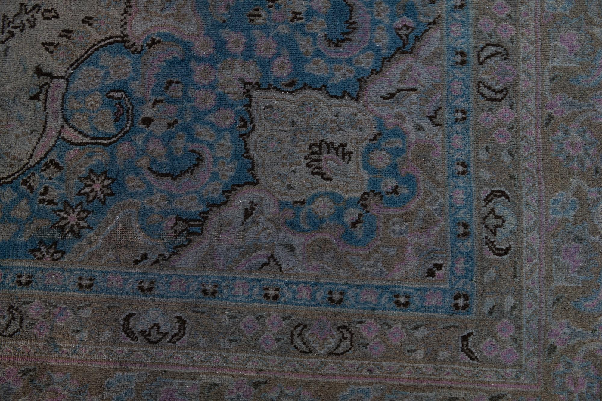 9' 6 x 12' 8 Hand Knotted Ultra Vintage Persian Wool Rug