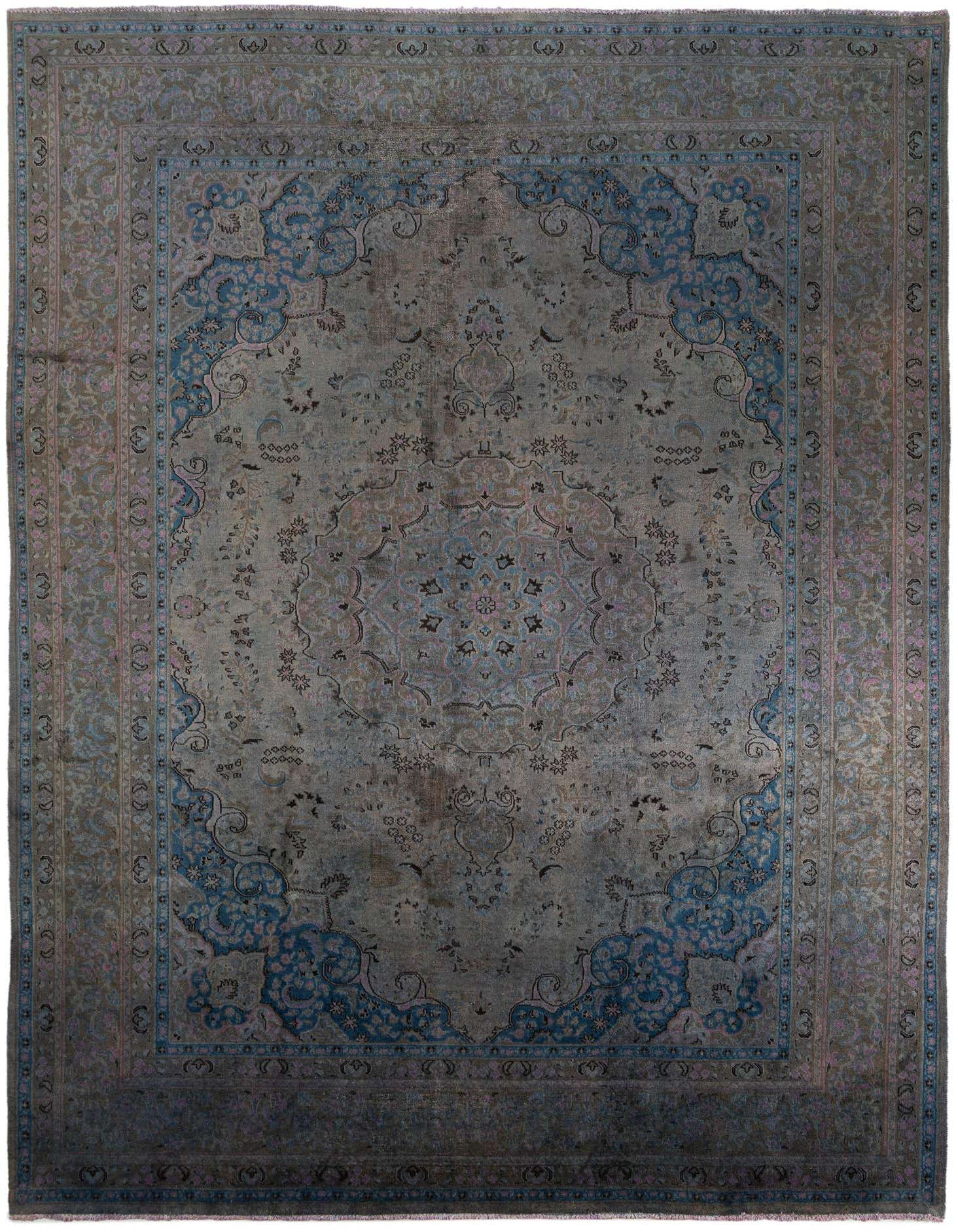 Primary image 9' 6 x 12' 8  Hand Knotted Ultra Vintage Persian Wool Rug