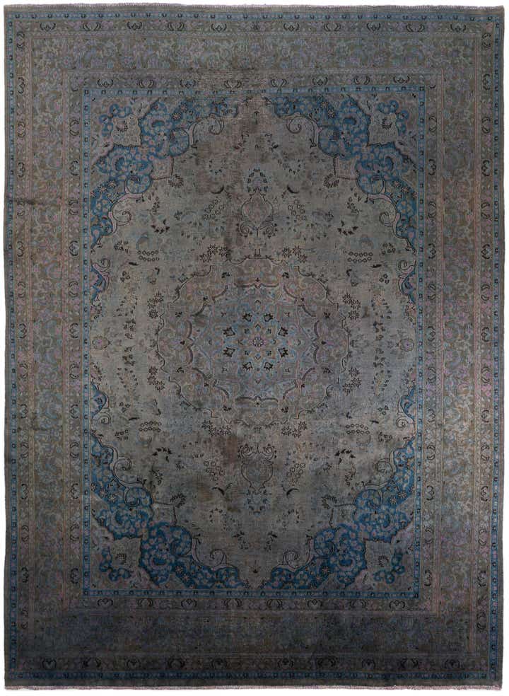 9' 6 x 12' 8 Hand Knotted Ultra Vintage Persian Wool Rug