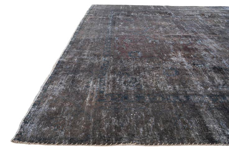 Detail image of 8' 9 x 10' 2 Hand Knotted Ultra Vintage Persian Wool Rug