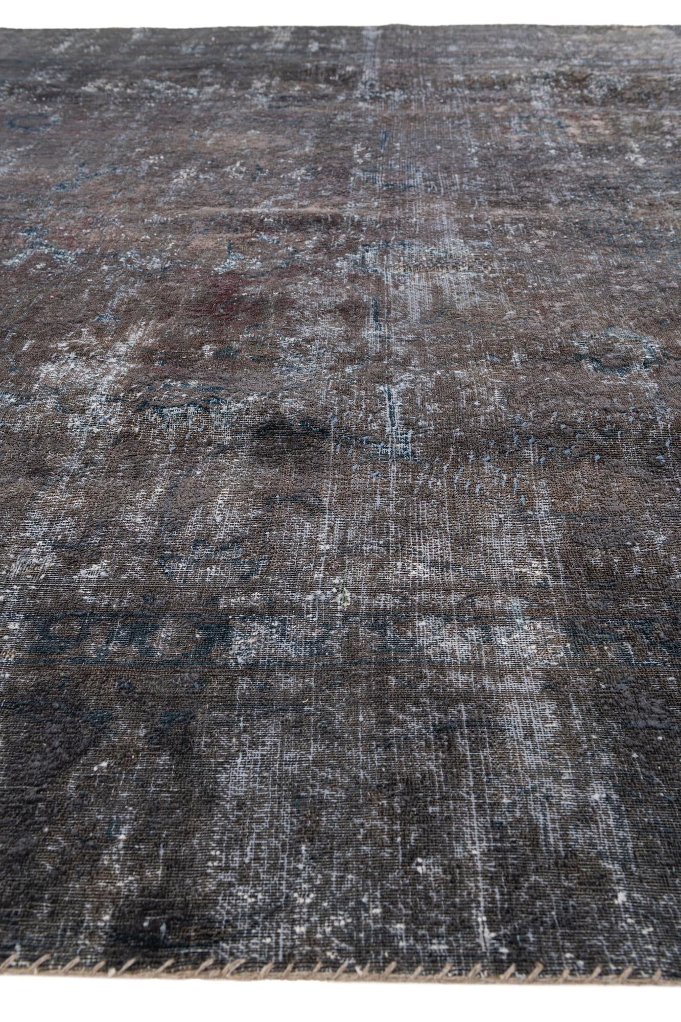 8' 9 x 10' 2 Hand Knotted Ultra Vintage Persian Wool Rug
