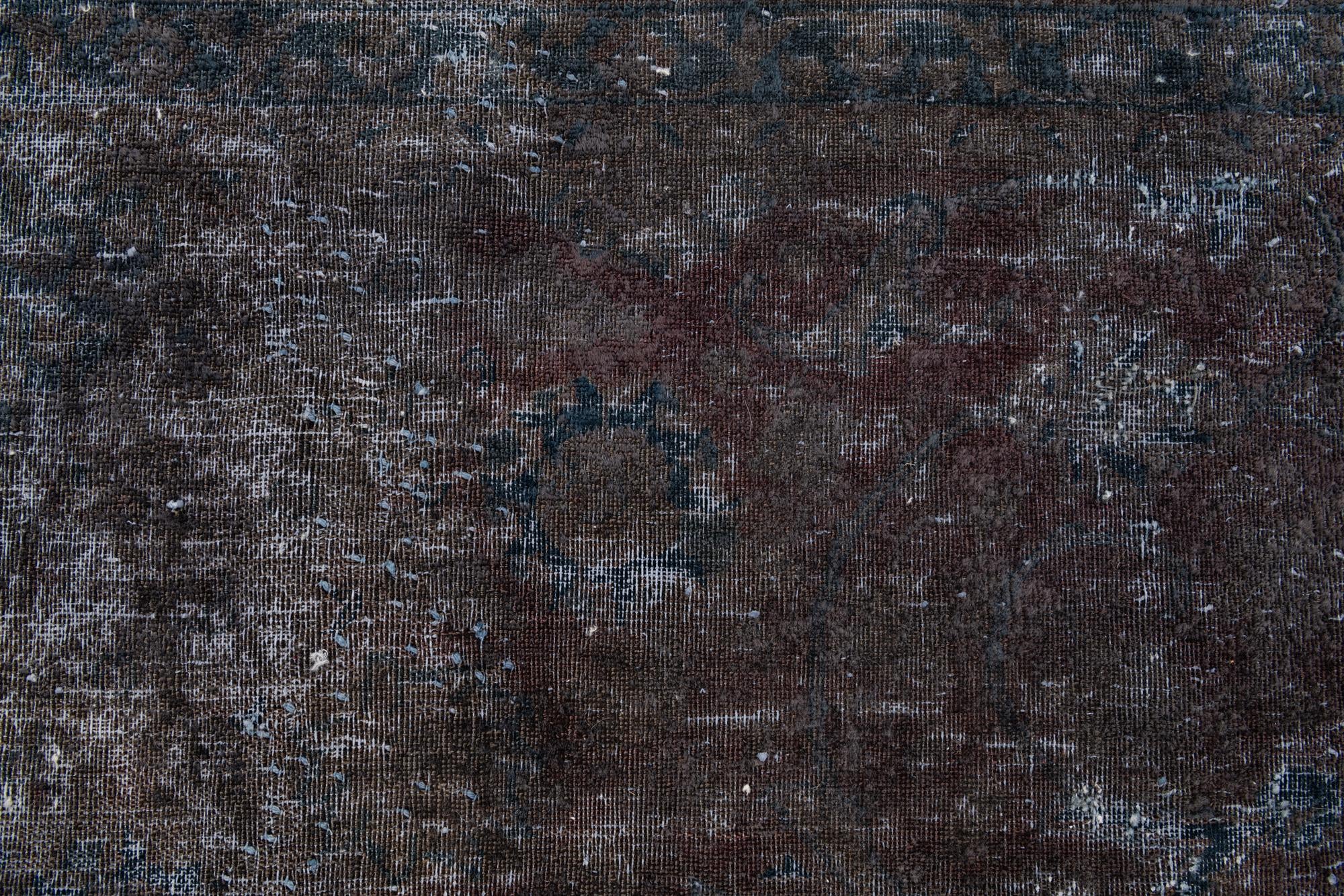 8' 9 x 10' 2 Hand Knotted Ultra Vintage Persian Wool Rug