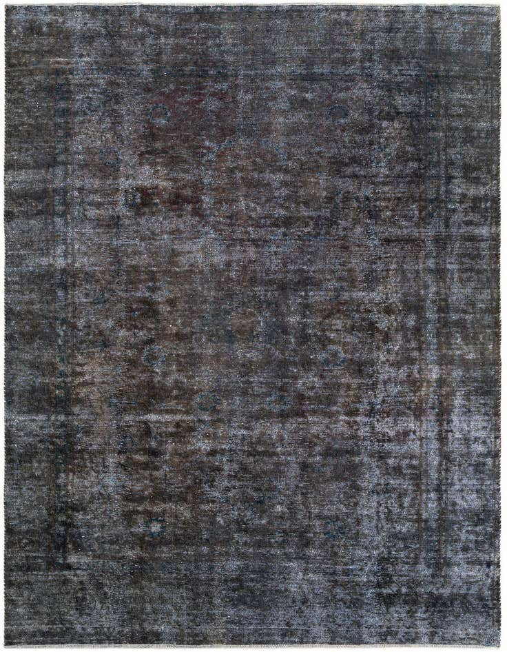 Detail image of 8' 9 x 10' 2 Hand Knotted Ultra Vintage Persian Wool Rug
