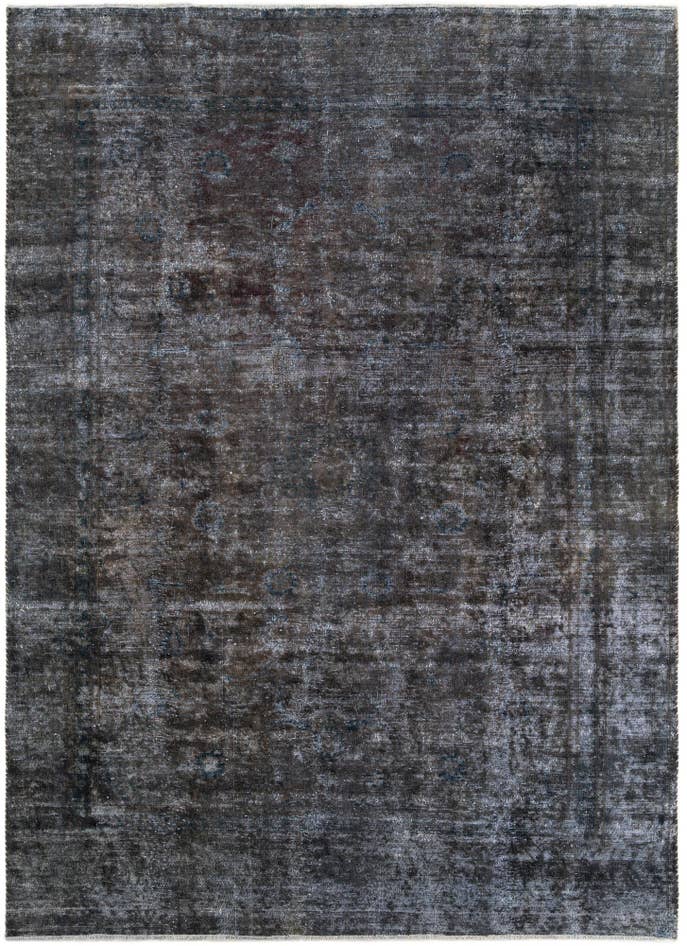 Detail image of 8' 9 x 10' 2 Hand Knotted Ultra Vintage Persian Wool Rug
