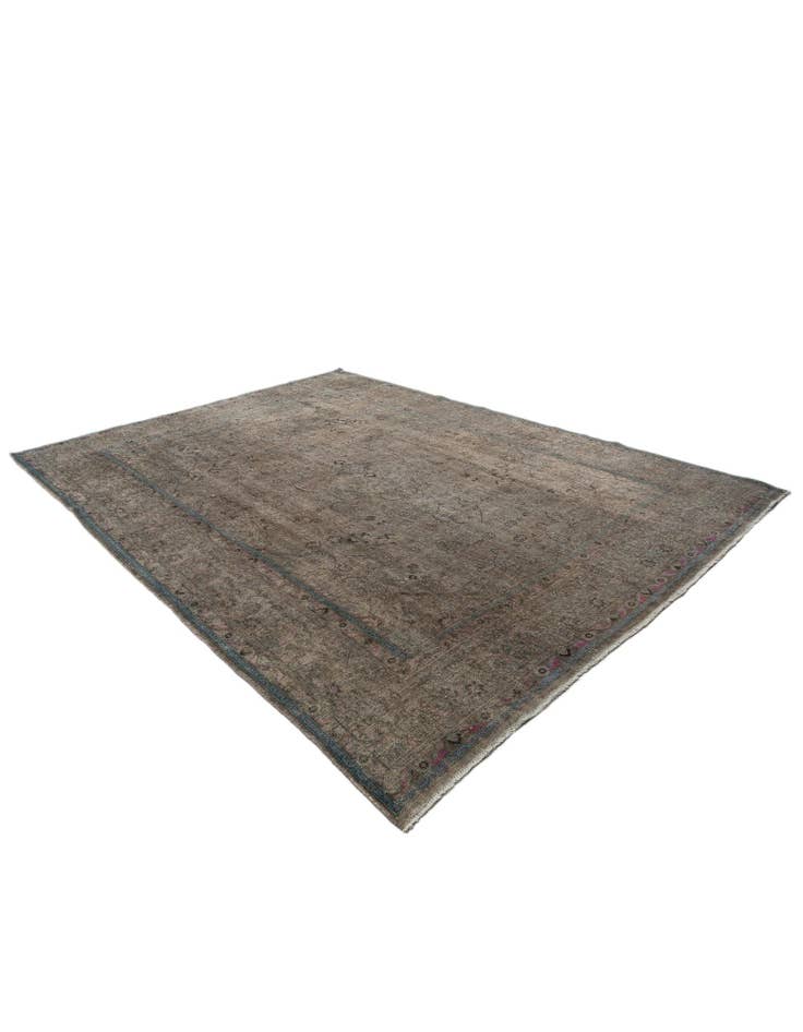 Detail image of 9' 6 x 12' 8 Hand Knotted Ultra Vintage Persian Wool Rug
