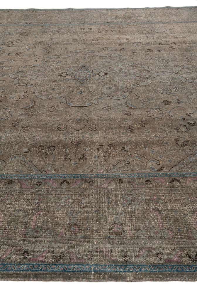 9' 6 x 12' 8 Hand Knotted Ultra Vintage Persian Wool Rug