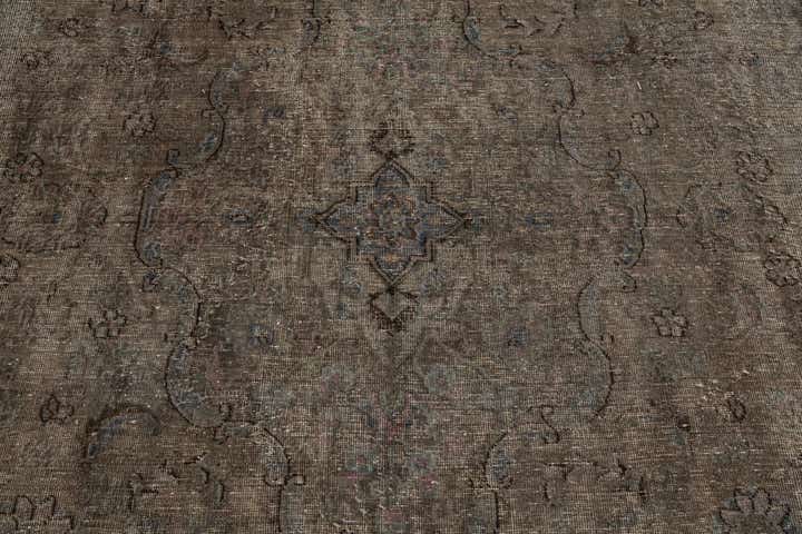 9' 6 x 12' 8 Hand Knotted Ultra Vintage Persian Wool Rug