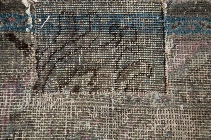9' 6 x 12' 8 Hand Knotted Ultra Vintage Persian Wool Rug