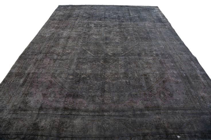 Detail image of 8' 4 x 11' Hand Knotted Ultra Vintage Persian Wool Rug