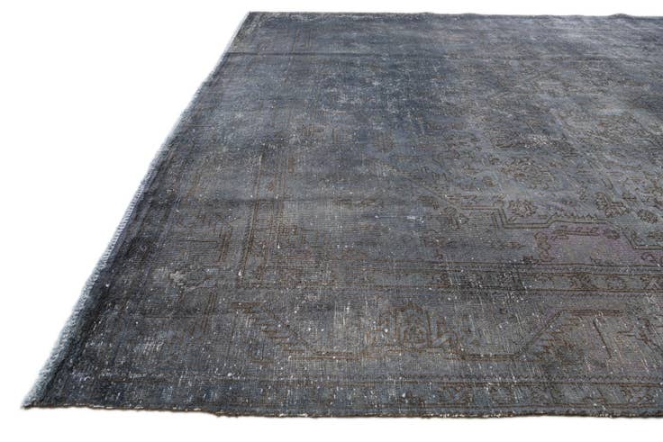 Detail image of 8' 4 x 11' Hand Knotted Ultra Vintage Persian Wool Rug