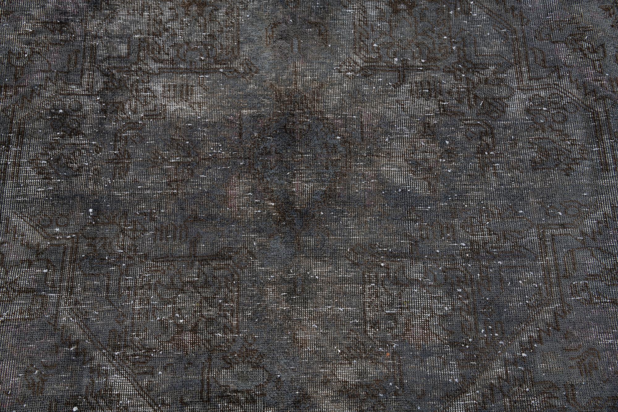 8' 4 x 11' Hand Knotted Ultra Vintage Persian Wool Rug