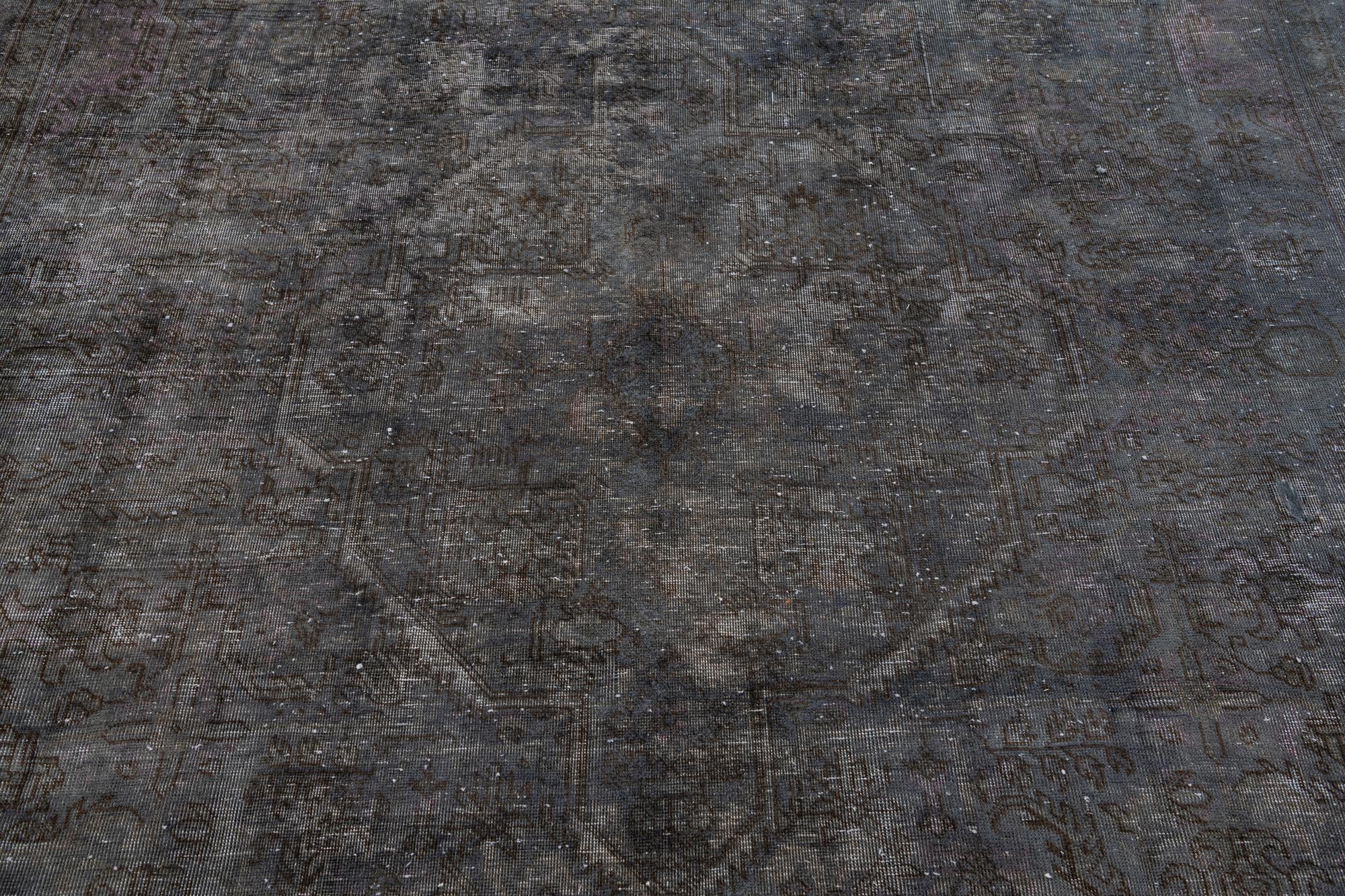 8' 4 x 11' Hand Knotted Ultra Vintage Persian Wool Rug